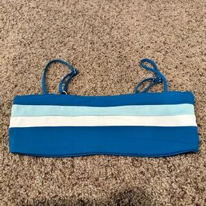 👙L*Space Portia Stripe Top-Mediterranean/Cream/Pool👙